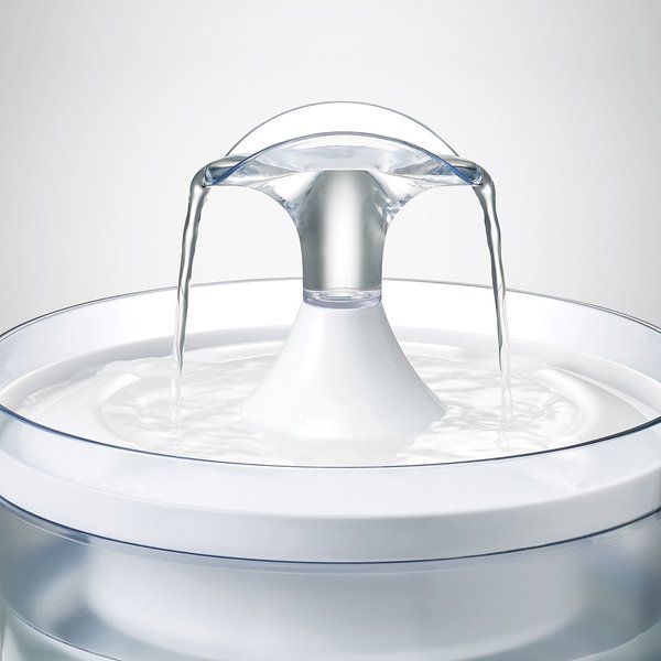 Show full view: Zeus Fresh & Clear Waterfall Spout Dog Fountain, 1.5-L slide 7 of 9