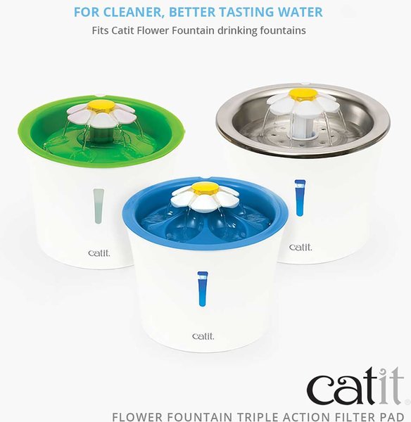 Show full view: Catit Fountain Frameless Triple Action Filter Cartridge, 2 count slide 5 of 6