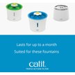 Show in main carousel: Catit 2.0 Triple Action Cat Fountain Filter, 2 count slide 3 of 4