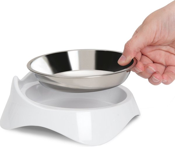 Show full view: Catit PIXI Single Stainless Steel Cat Bowl, 200-ml slide 4 of 5