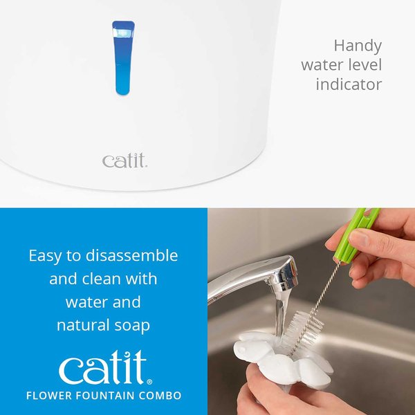 Show full view: Catit SS Flower Cat Fountain slide 6 of 8