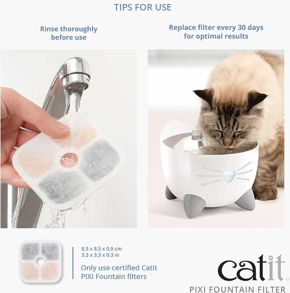 Show full view: Catit PIXI Cat Fountain Cartridge, 6 count slide 4 of 5