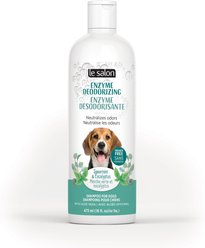 Le Salon Enzyme Deodorizing Dog Shampoo, Spearmint-Eucalyptus Scent, 473-ml bottle 
