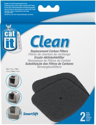 Catit Hooded Cat Litter Box Replacement Carbon Filters, 2 count