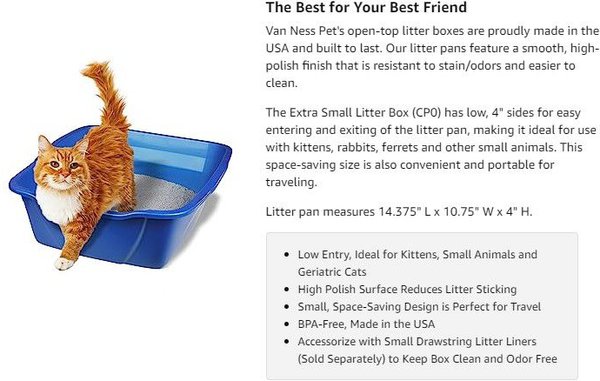 Show full view: Van Ness Cat Litter Box, Medium slide 5 of 6
