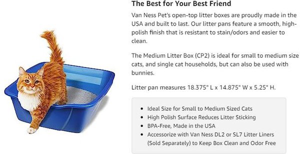 VAN NESS Cat Litter Box, Large - Chewy.com | Chewy Canada