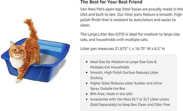 Show full view: Van Ness Cat Litter Box, Giant slide 5 of 6