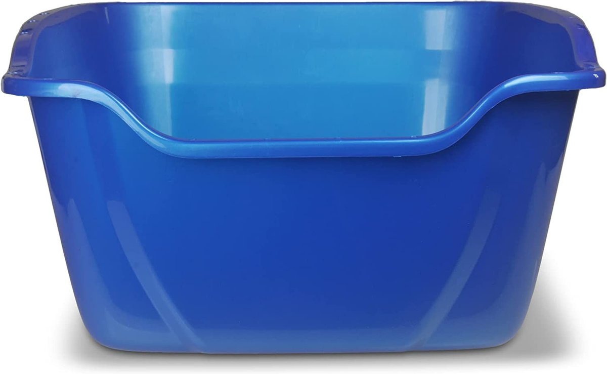 VAN NESS High Side Corner Cat Litter Pan, Blue 