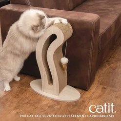 Catit PIXI Cat Tail Scratcher Replacement Cardboard