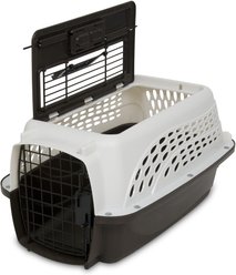 Petmate Two Door Top Load Dog & Cat Kennel, White, Small