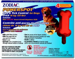 Zodiac Powerspot Flea & Tick Control for Dogs, Over 14 kg