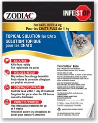 Zodiac Infestop Flea Topical Solution for Cats, Over 4 kg