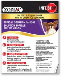 Zodiac Infestop Flea Topical Solution for Dogs, Under 4.5 kg
