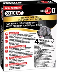 Zodiac Infestop II Flea Topical Solution for Dogs, Over 25 kg