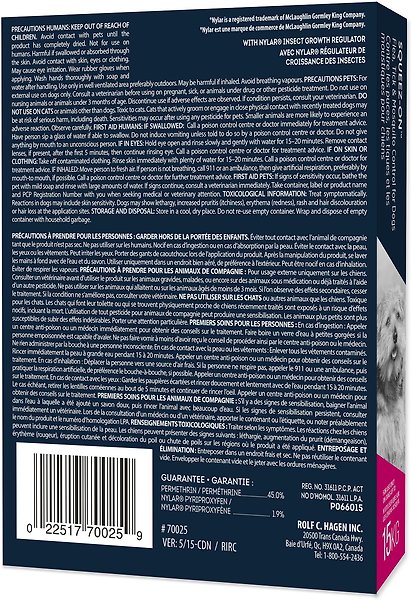 Show full view: Sentry Squeez-On Flea Tick & Mosquito Treatment for Dogs, Up to 15 kg slide 3 of 6