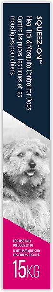 Show full view: Sentry Squeez-On Flea Tick & Mosquito Treatment for Dogs, Up to 15 kg slide 6 of 6