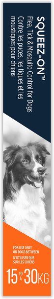 Show full view: Sentry Squeez-On Flea Tick & Mosquito Treatment for Dogs, 15-30 kg slide 6 of 6