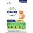 Show in main carousel: Parapet K9 Praventa 360 Flea & Tick Treatment for Dogs, Up to 4.5 kg, 3 count slide 1 of 7