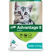 Show in main carousel: Advantage II Flea Treatment for Kittens, 2.3 kg & under, 2 doses slide 1 of 7