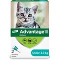 Advantage II Flea Treatment for Kittens, 2.3 kg & under, 2 doses