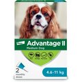 Advantage II Flea Treatment for Dogs, 4.6 to 11 kg, 2 doses