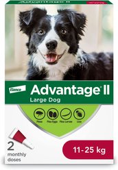 Advantage II Flea Treatment for Dogs, 11 to 25 kg, 2 doses