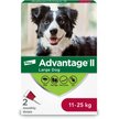 Show in main carousel: Advantage II Flea Treatment for Dogs, 11 to 25 kg, 2 doses slide 1 of 7