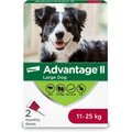 Advantage II Flea Treatment for Dogs, 11 to 25 kg, 2 doses