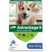 Show in main carousel: Advantage II Flea Treatment for Dogs, over 25 kg, 4 doses slide 1 of 7