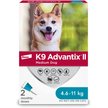 Show in main carousel: K9 Advantix II Flea & Tick Treatment for Dogs, 4.6 to 11 kg, 2 doses slide 1 of 7