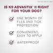 Show in main carousel: K9 Advantix II Flea & Tick Treatment for Dogs, 4.6 to 11 kg, 4 doses slide 5 of 7