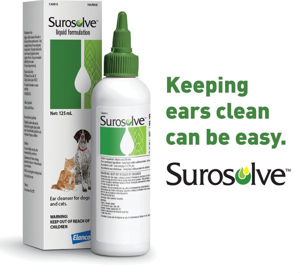 Show full view: Surosolve Ear Cleaner for Dogs & Cats, 125-mL bottle slide 5 of 5