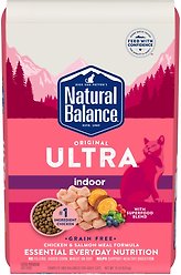 Natural Balance Original Ultra Indoor Chicken & Salmon Meal Dry Cat Food, 6.8-kg bag