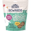 Show in main carousel: Natural Balance Rewards Crunchy Biscuits with Real Chicken Dog Treats, 227-g bag slide 1 of 10