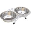 Show in main carousel: Van Ness Stainless Steel Wire Rack Double Dog & Cat Dish, 2-cup slide 1 of 1