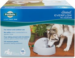 PetSafe Drinkwell Everflow Plastic Dog & Cat Fountain, 5.7-L