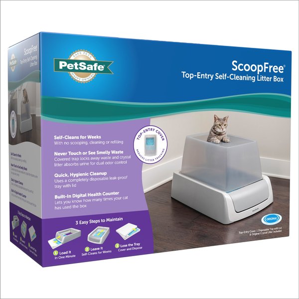 Show full view: PetSafe ScoopFree Ultra Top-Entry Automatic Self-Cleaning Cat Litter Box slide 7 of 11