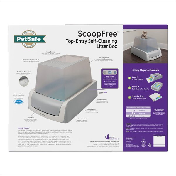 Show full view: PetSafe ScoopFree Ultra Top-Entry Automatic Self-Cleaning Cat Litter Box slide 9 of 11