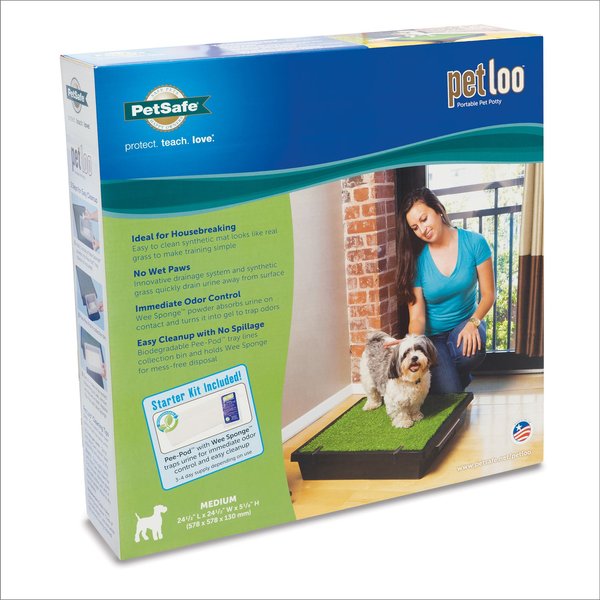 Show full view: PetSafe Pet Loo Portable Indoor & Outdoor Dog Potty, Medium slide 7 of 11