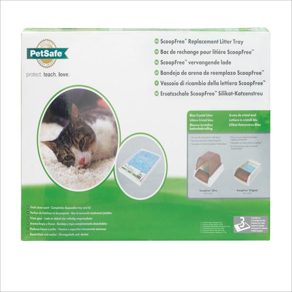 Show full view: PetSafe ScoopFree Complete Disposable Crystal Cat Litter Trays, 3 count slide 5 of 7