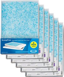 PetSafe ScoopFree Complete Disposable Crystal Cat Litter Trays, 6 count