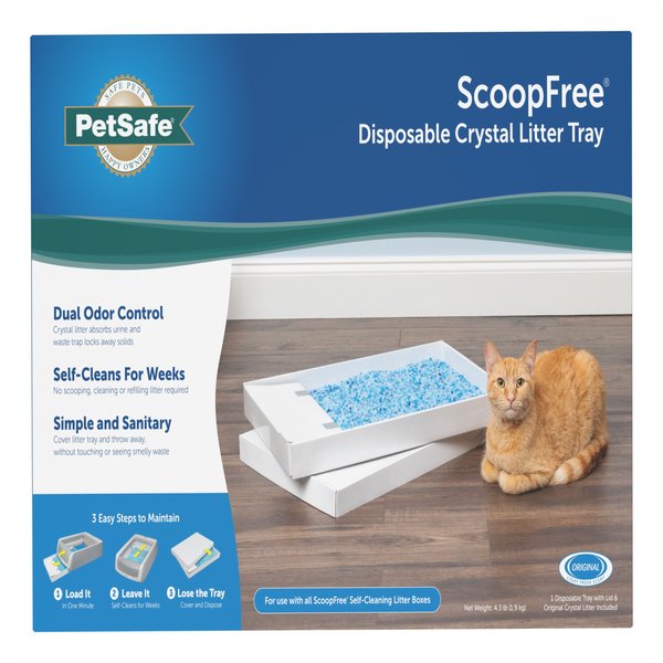 Show full view: PetSafe ScoopFree Complete Disposable Crystal Cat Litter Trays, 6 count slide 8 of 10