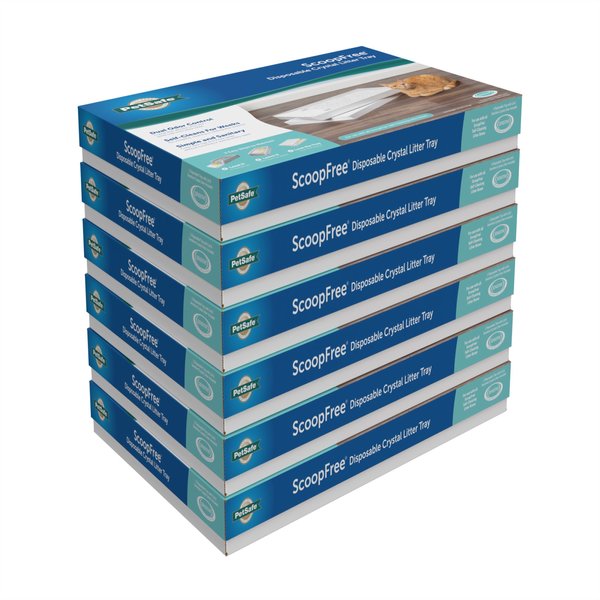 Show full view: PetSafe ScoopFree Complete Disposable Sensitive Crystal Cat Litter Trays, 6 count slide 8 of 11