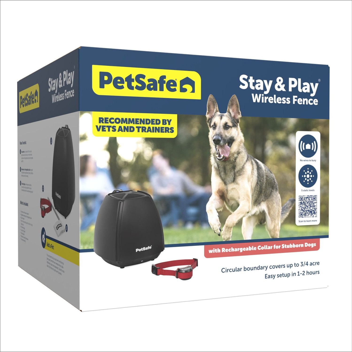 PetSafe Stay Play Compact Wireless Pet Fence Replaceable, 56 OFF