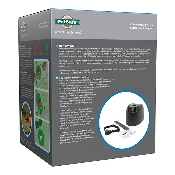 Show full view: PetSafe Stay & Play Compact Wireless Dog & Cat Fence slide 8 of 9