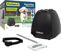 PetSafe Stay & Play Wireless Dog & Cat Fence with Replaceable Battery Collar
