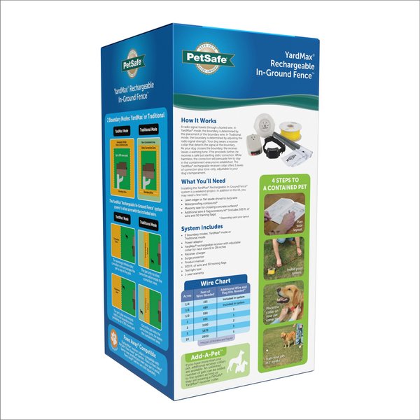 Show full view: PetSafe YardMax Rechargeable In-Ground Dog & Cat Fence System slide 9 of 10