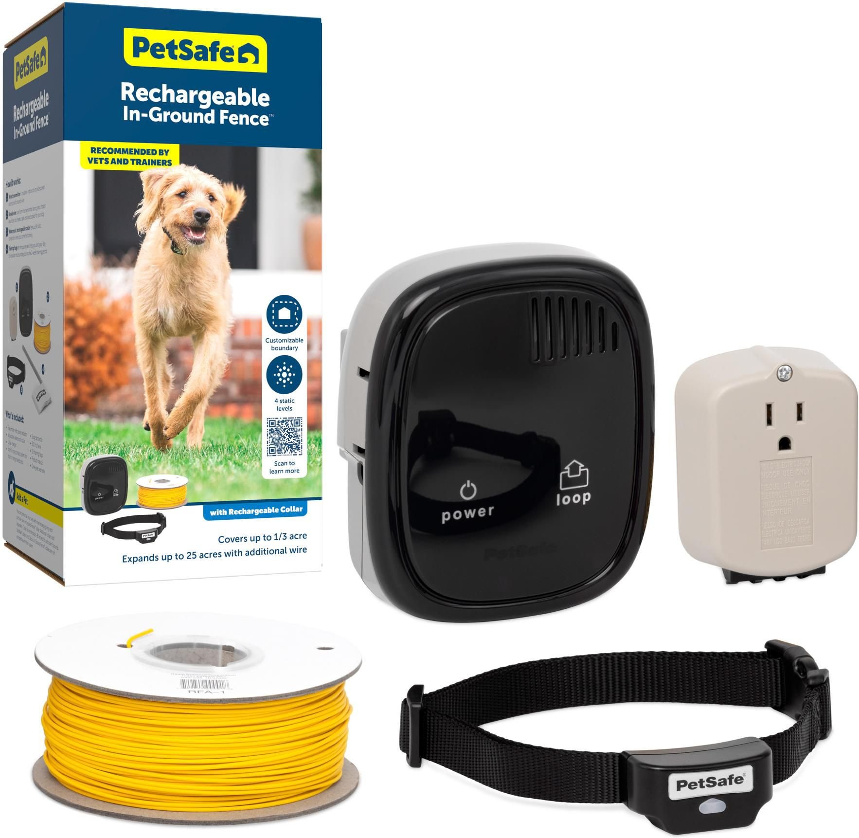 PETSAFE Rechargeable In-Ground Fence for Dogs Cats