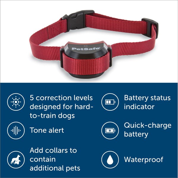 Show full view: PetSafe Stubborn Dog Stay+Play Wireless Fence Receiver Dog Collar slide 3 of 7