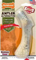 Nylabone Antler Alternative Power Chew Venison Flavor Dog Toy, Medium